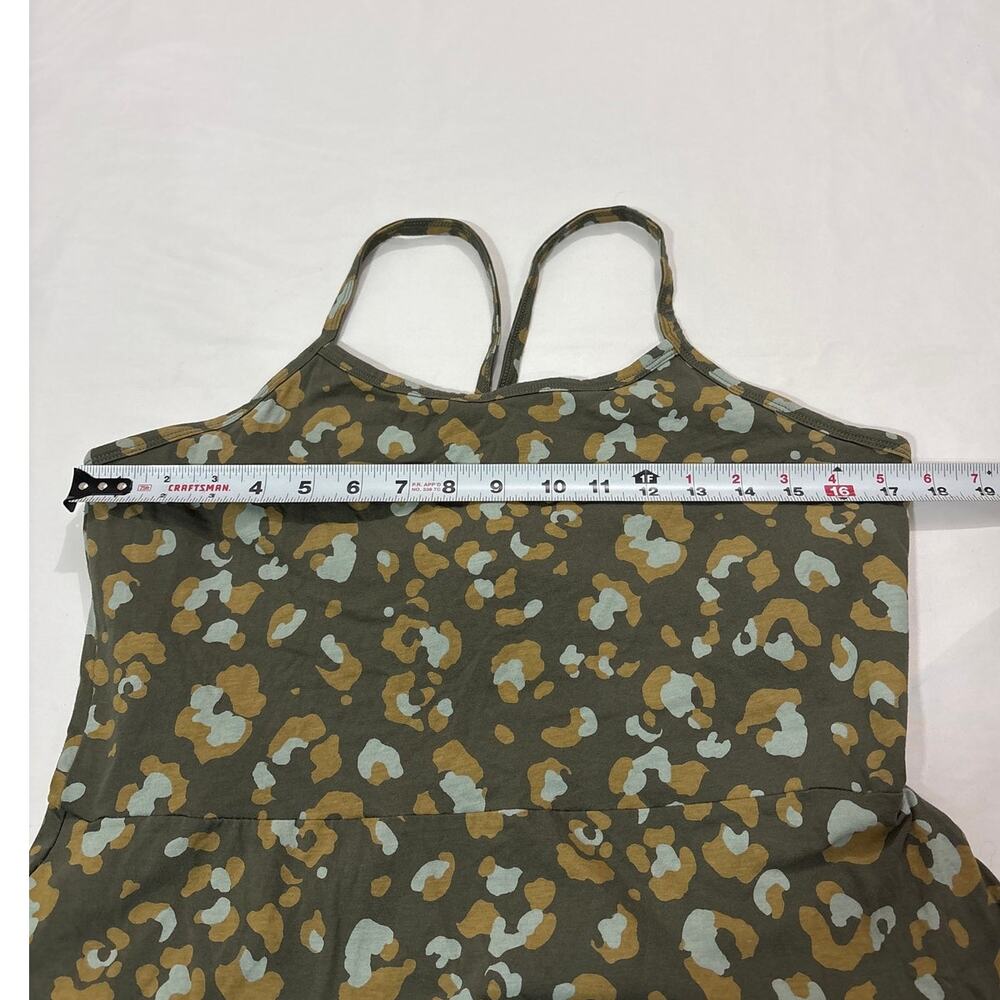 Pact Women XL Organic Cotton Fit & Flare Midi Dress Camo Pockets Casual Everyday - Picture 8 of 9